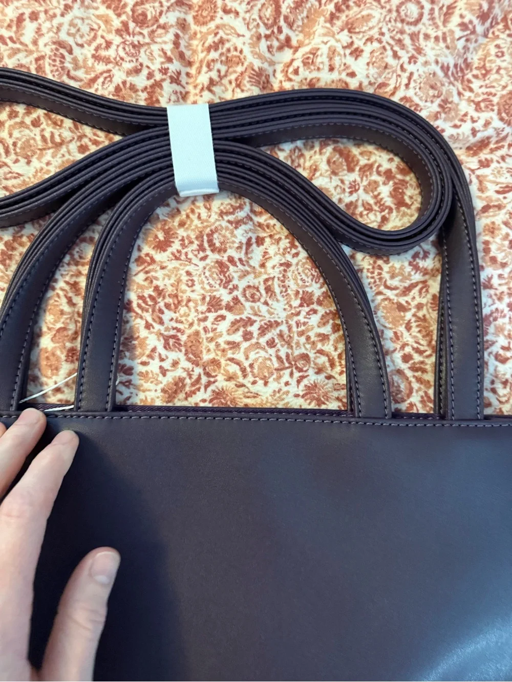 Telfar Medium Shopping Bag in eggplant
